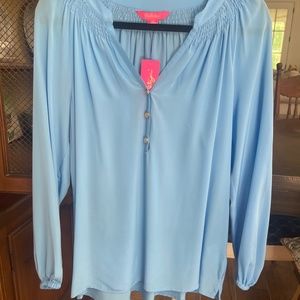 NWT Lilly Pulitzer Elsa Blouse Size Medium